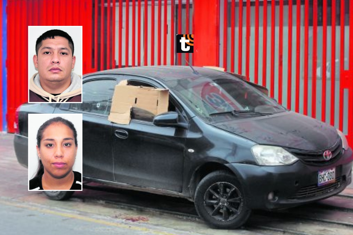 Sicarios se acercaron a pie hasta el carro de la víctima y abrieron fuego cuando estaba sentado junto a su pareja en el jirón Pariahuanca, urbanización Previ, Los Olivos. | Foto: Violeta Ayasta / Diario Trome