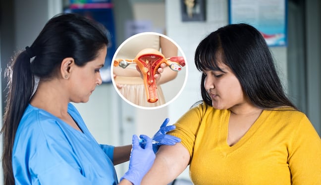 Vacúnate contra el VPH y reduce el riesgo de cáncer de cuello uterino, vagina, vulva, ano y garganta. Aprovecha la Semana de Vacunación en las Américas 2026. Foto: Istock.