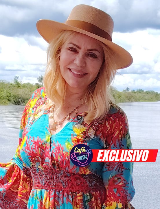 Gisela Valcárcel en el Café con la Chevez