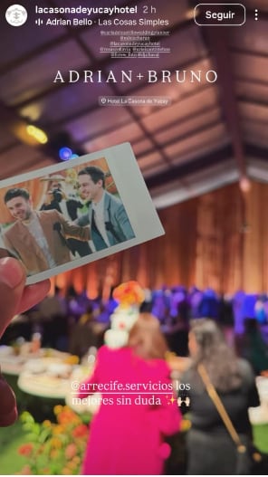 Bruno Ascenzo se casó con su novio, el cantautor Adrián Bello, en el Valle Sagrado del Cusco.