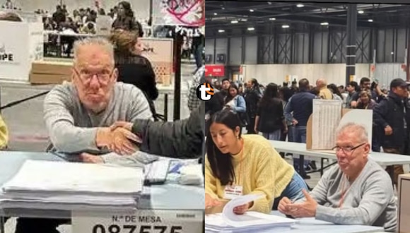 TROME | Raúl Romero fue presidente de mesa en Madrid. Video: Facebook