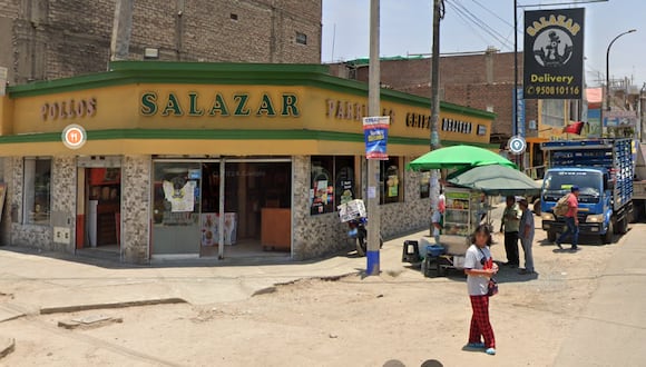 Trome | Extorsionadores balean pollería en Los Olivos