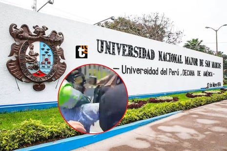 Tensión en la Universidad San Marcos: Policía rodea campus y captura a universitario previo a la marcha d...
