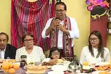 Roberto Sánchez compartió desayuno electoral en casa de sus padres en Huaral: Su hermano William fue el gran ausente