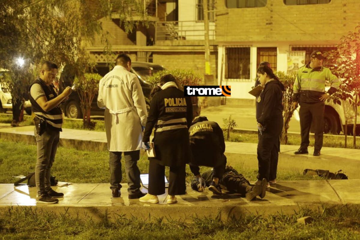 Hombre fue asesinado por presuntos sicarios en medio de un parque. (Foto: César Bueno / @photo.gec)
