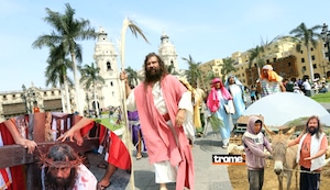 Semana Santa: Dolor y fe del ‘Cristo Cholo’, su búsqueda del burrito para Domingo de Ramos y el ascenso al San Cristóbal