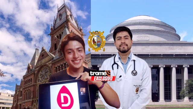 Trome conversó con dos sanmarquinos que realizaron pasantías en Harvard y el MIT. Egresaron hace poco y crearon aplicación que ayuda al control médico de pacientes diabéticos. (Entrevista y foto composición: Isabel Medina / Trome).
