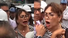 Tenso choque entre alcaldesa de Surquillo y vecinos por obra de S/6 millones: “¡A mí me sobra la plata!”