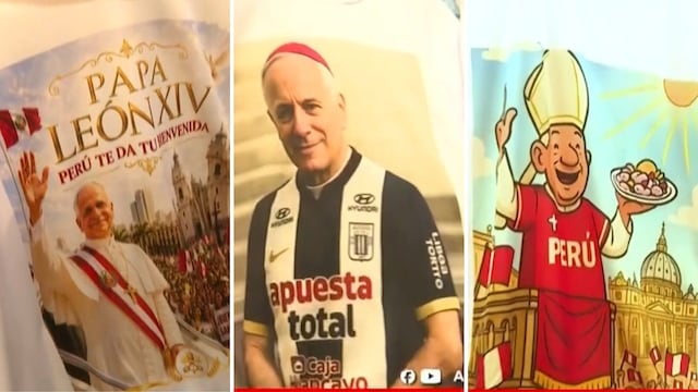 Gamarra ofrece polos del Papa León XIV desde 10 soles