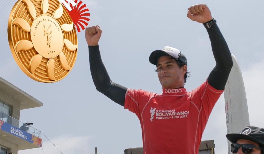 Lucas Garrido Lecca conquistó la medalla de oro en longboard tras superar a Rafael Cortez en la final.