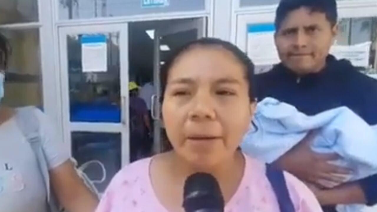 Madré de bebé robado en Ica exige justicia (Foto/Captura: 24 Horas)