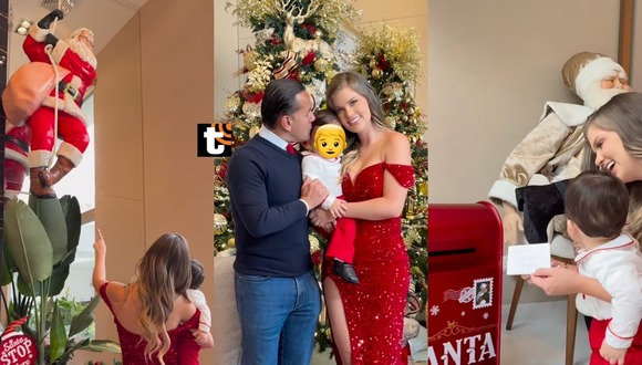 Brunella y Richard celebran Navidad
