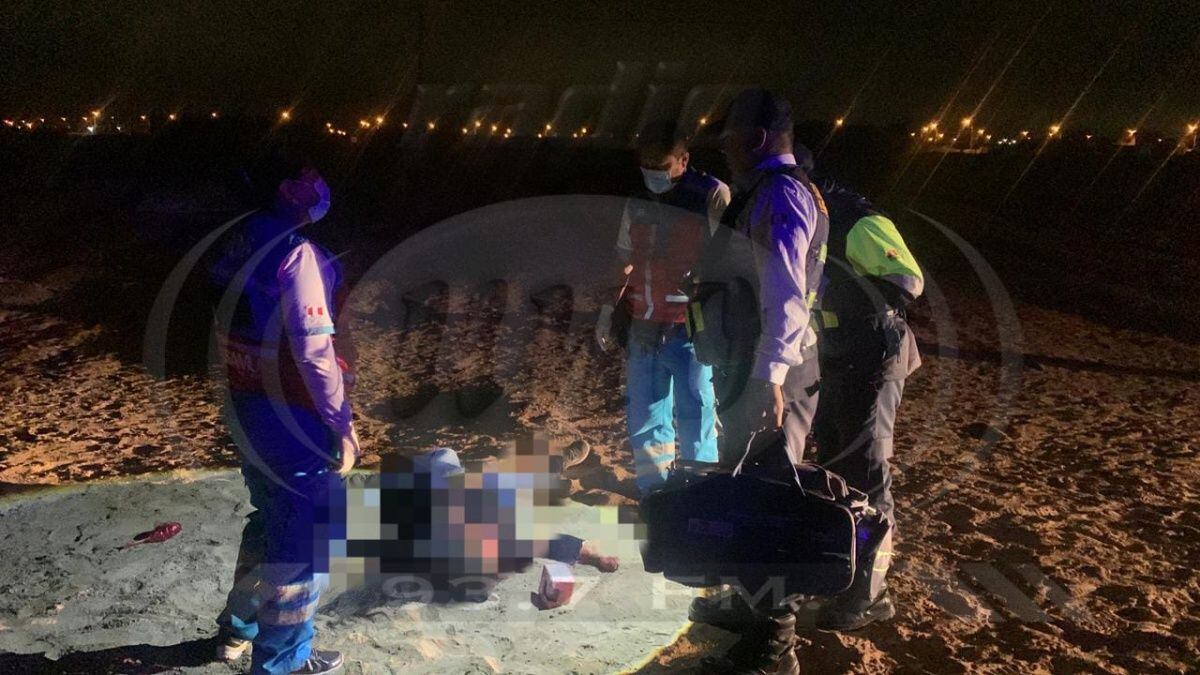 Mujer fue hallada en un descampado en Tacna. Foto: Radio Uno