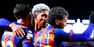 Barcelona festeja su pase a las semifinales de la Copa del Rey (Foto: Getty Images)