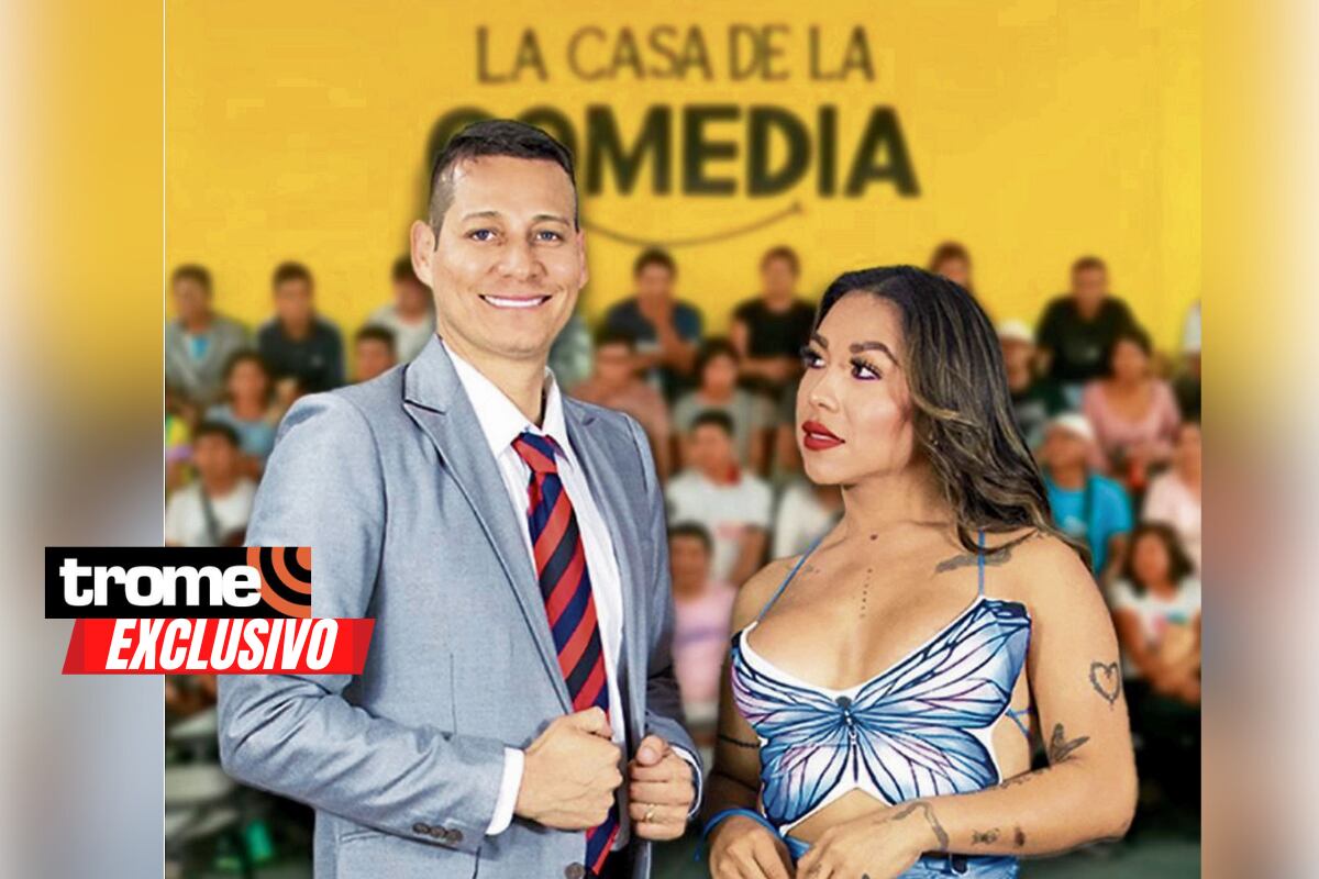 Luigi Carbajal y Dayanita en La Casa de la Comedia