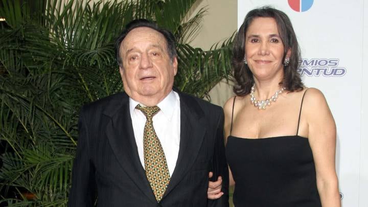 Roberto Gómez Bolaños y Florinda Meza se conocieron en el set de grabación de “El Chavo del Ocho” (Fotos: Getty Images)