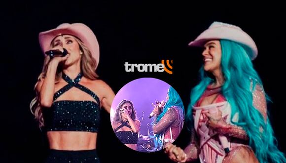 TROME | Karol G y Anahí se juntan en concierto y cantan 'Sálvame'