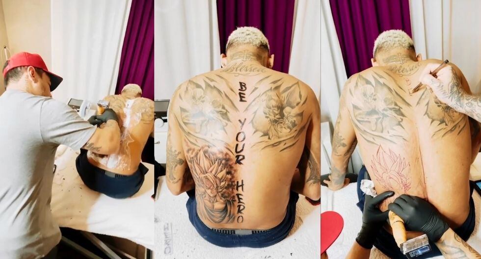 Tatuador muestra su trabajo en la piel de Neymar (Foto: @adaorosatatto)