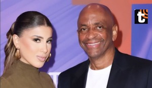 Yahaira Plasencia en Billboard Mujeres Latina en la Música 2024: salsera lució atrevido look al lado de Sergio George