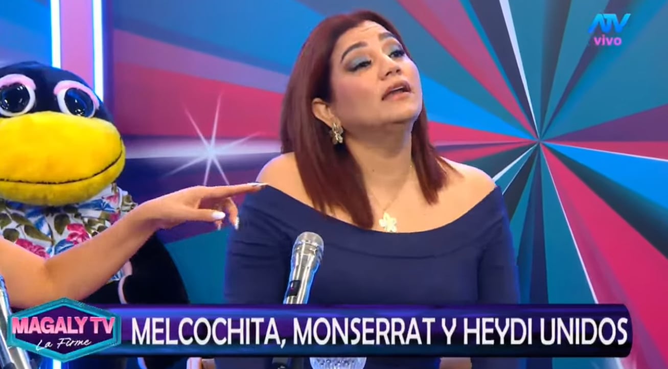 Monserrat expone a Melcochita.
