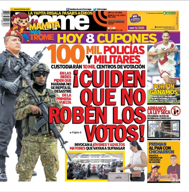 Portada Trome