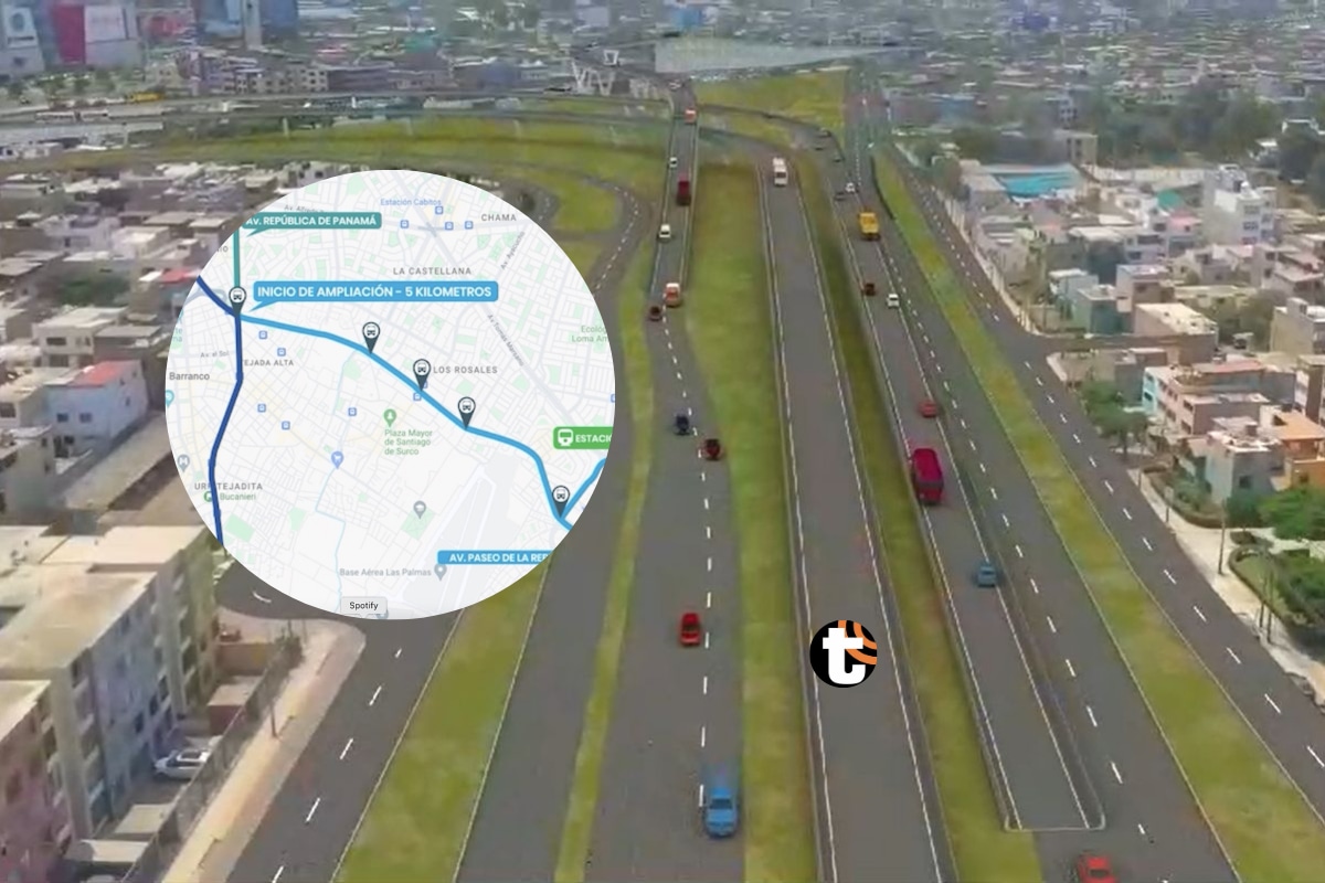 La Vía Expresa Sur concluirá en 2026, con un costo aproximado de S/800 millones.