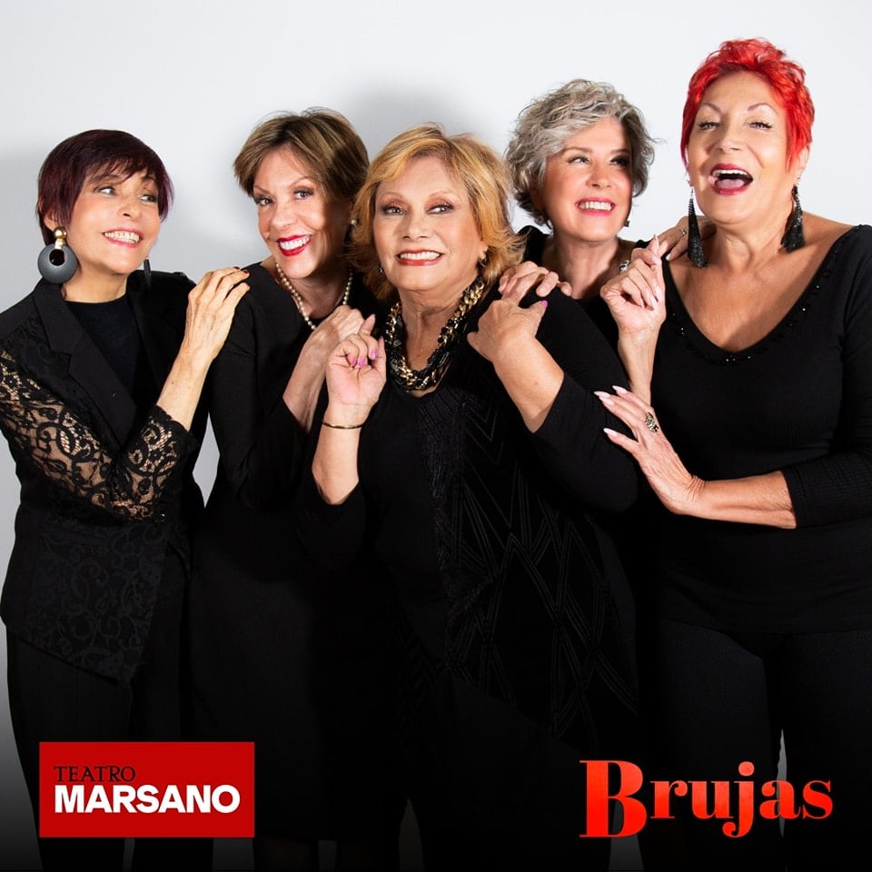 Brujas reúne a cinco de las actrices más reconocidas del país. Foto: Facebook.