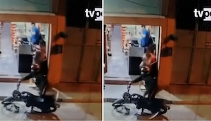 Tumbes: dueña de bodega agarra a palos a ladrón y evita asalto