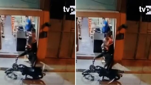 Tumbes: dueña de bodega agarra a palos a ladrón y evita asalto