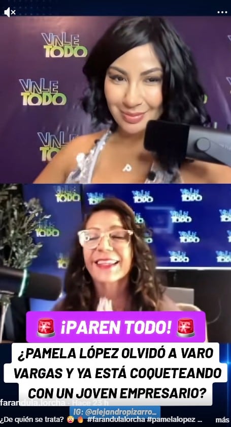 Pamela López admite que le gusta el joven empresario.