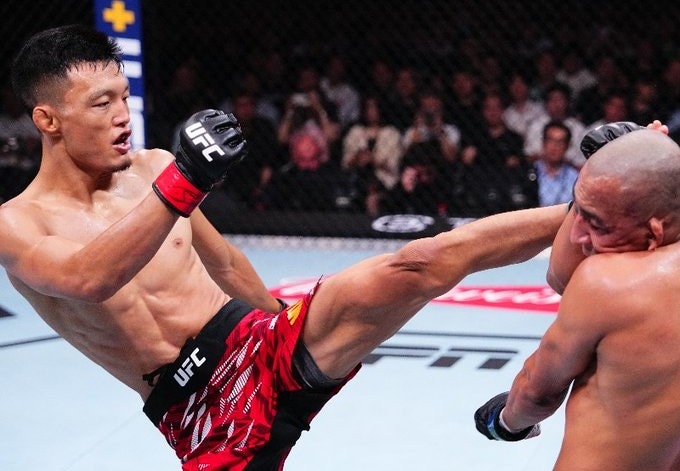 No fue la mejor de las noches para Kevin Borjas en el UFC Shangai (UFC).