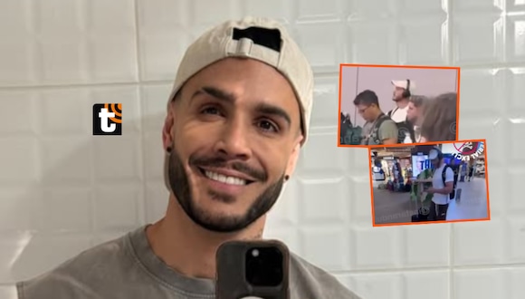 TROME - Mario Irivarren es captado en el aeropuerto tras ampay en Argentina: ¿Se va del Perú tras escándalo?