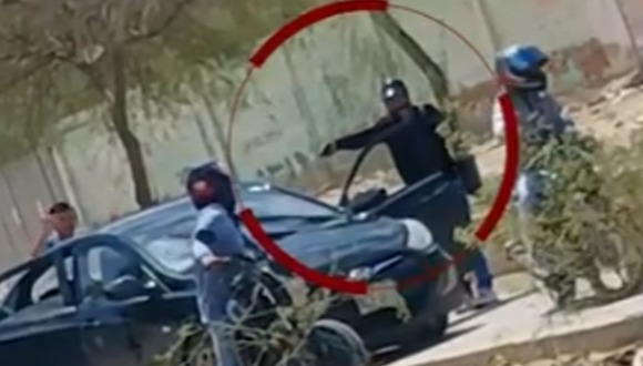 Piura: Captan asalto a chofer que llevaba S/ 10 mil