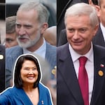 Milei, Kast, Felipe VI y los dignatarios que asistieron a la juramentación de Keiko