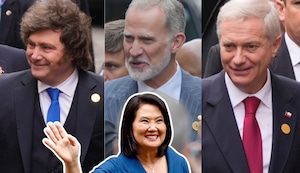 Milei, Kast, Felipe VI y los dignatarios que asistieron a la juramentación de Keiko Fujimori | FOTOS