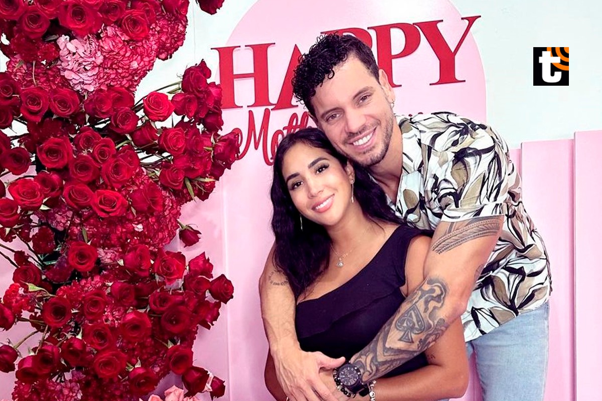 Melissa Paredes y Anthony Aranda.