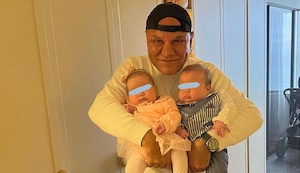 ‘Brad Pizza’ presentó a sus mellizos: “Son el motor de mi vida”