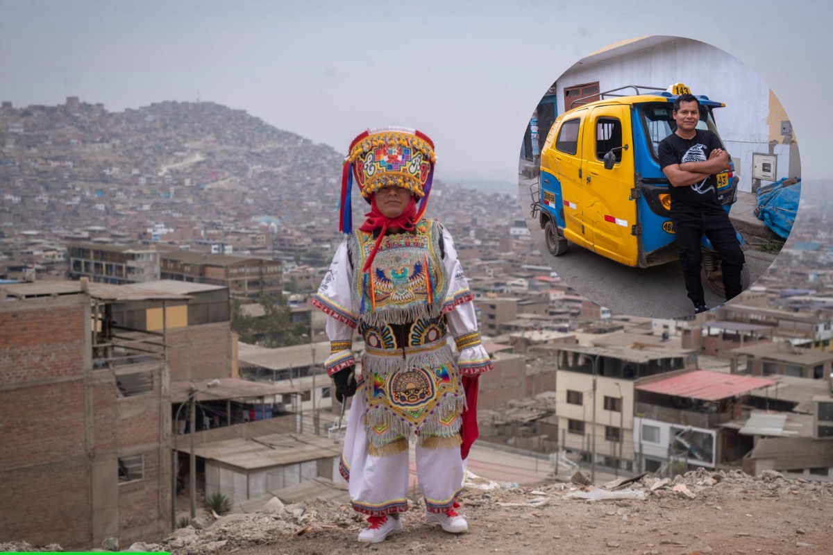 Artista se cachuelea como mototaxista pero también es un destacado danzante de tijeras