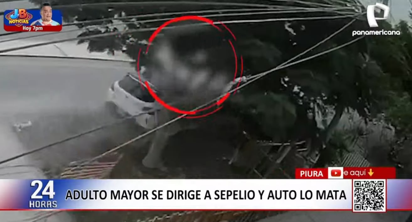 Un vehículo color blanco se subió a la berma. El conductor fue detenido.