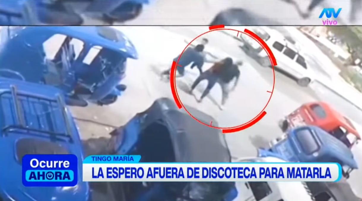 Hombre atacó con un cuchillo a su expareja cuando ella salía de una discoteca en Tingo María.