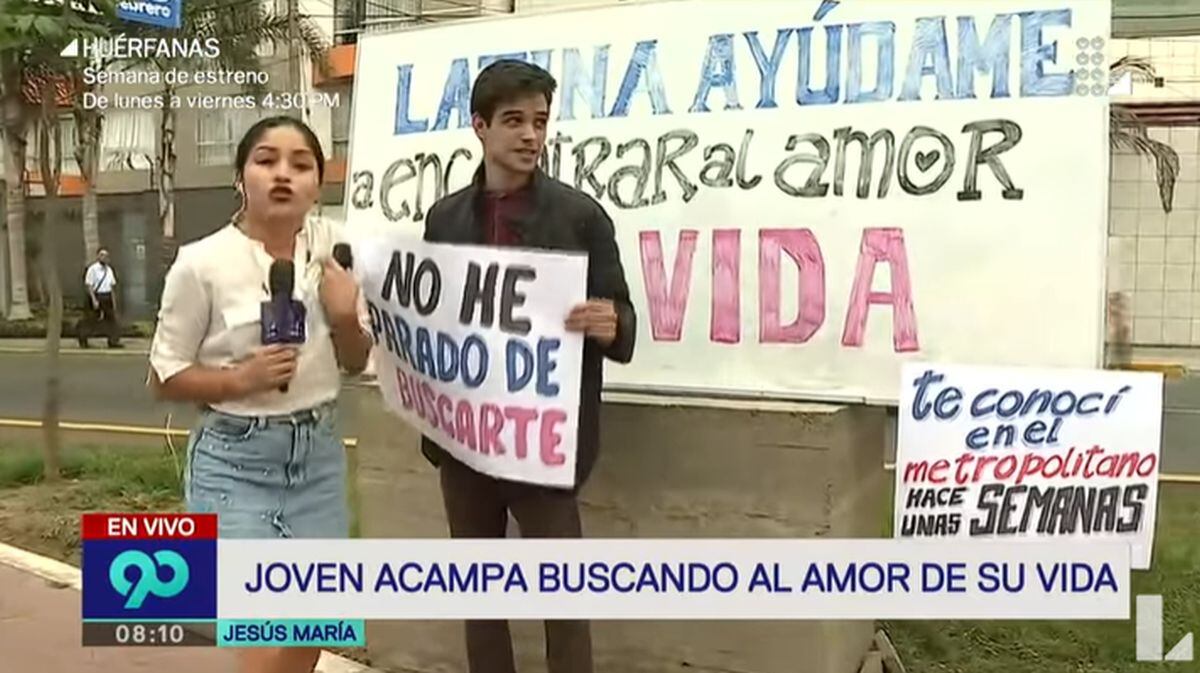 Cuando Franco Pennano se hizo viral por busca al "amor de su vida" (Foto: Latina)