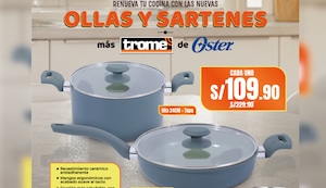 Oster lanza su nueva colección de ollas y sartenes en exclusiva con Trome