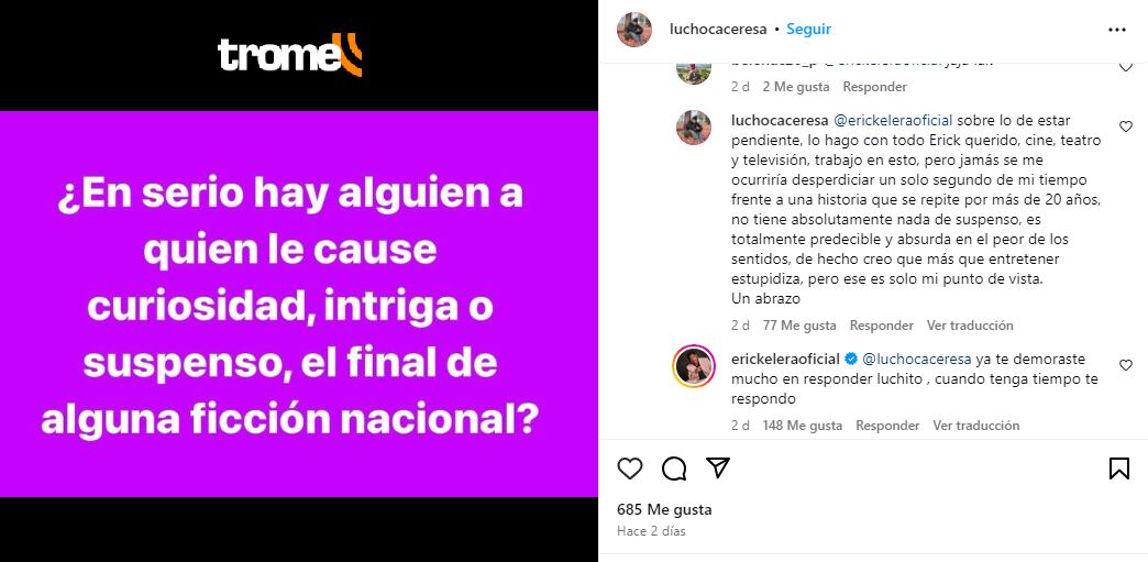 Lucho Cáceres se enfrenta a Erick Elera.