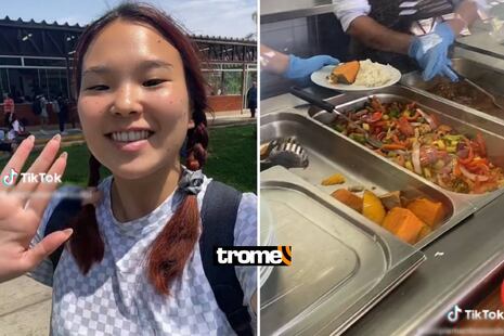 Alumna de la PUCP muestra cómo es el menú de 5.50 y los usuarios no lo pueden creer