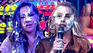 Johanna y Katia Palma se agarran a tortazos en EEG y terminan hechas un DESASTRE