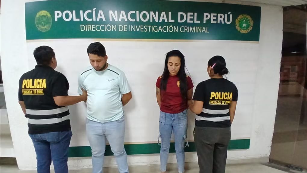 La Policía Nacional del Perú (PNP) capturó a dos presuntos miembros de 'Los Mexicanos'. Foto: PNP