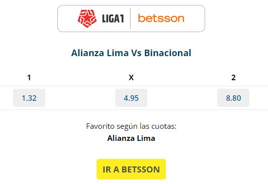 Alianza Lima vs. Binacional se enfrentan por la fecha 17 del Torneo Apertura 2023. Foto: Captura.