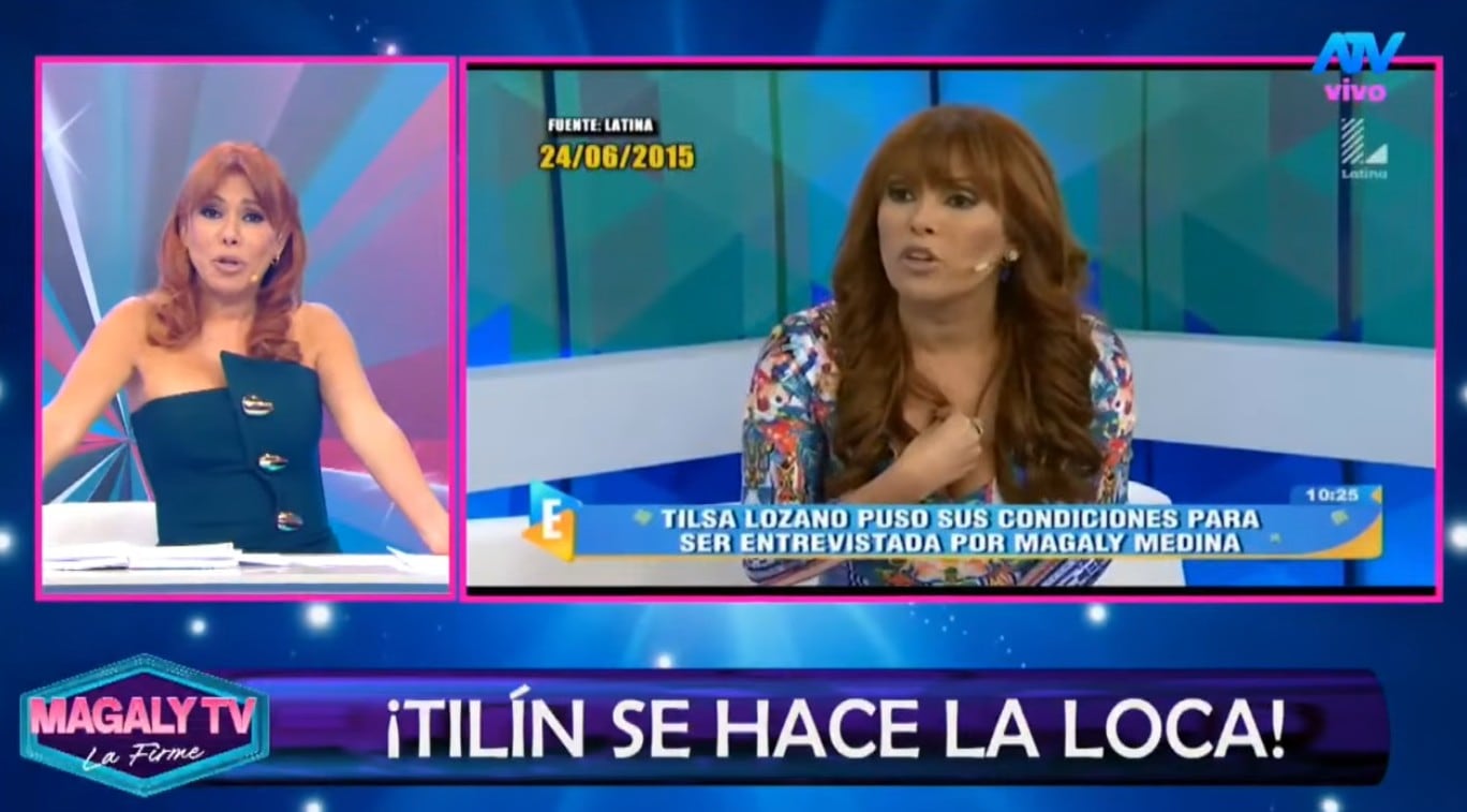 Magaly Medina respondió sin filtros a Tilsa Lozano.