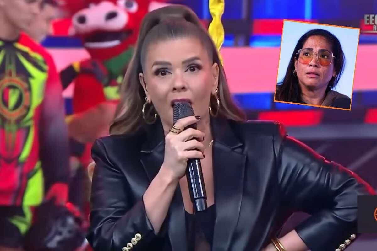 Esto es Guerra: Johanna San Miguel no suelta a Katia Palma. (Captura América)