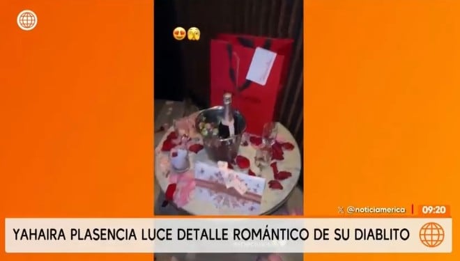 Yahaira Plasencia presume romántico detalle de ‘El Diablo’ .